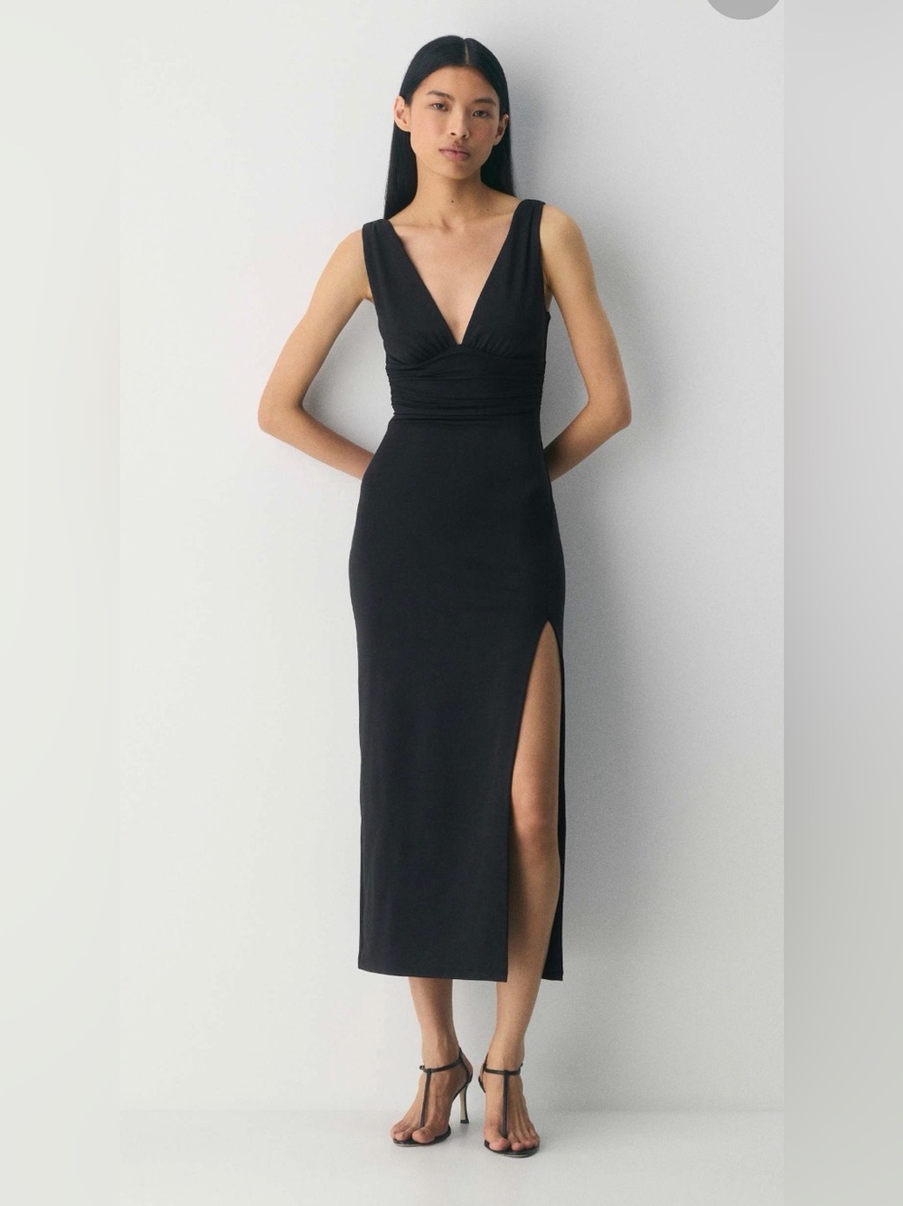 Aritzia dress contour waver in black